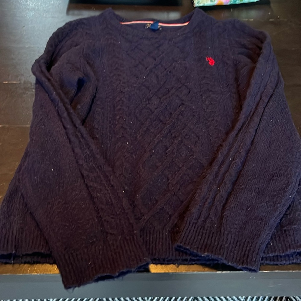 Polo sweater in GUC. Blue. Classic. Large